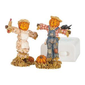*UNOPENED* Lighted Halloween Scarecrows Department 56 Figurine